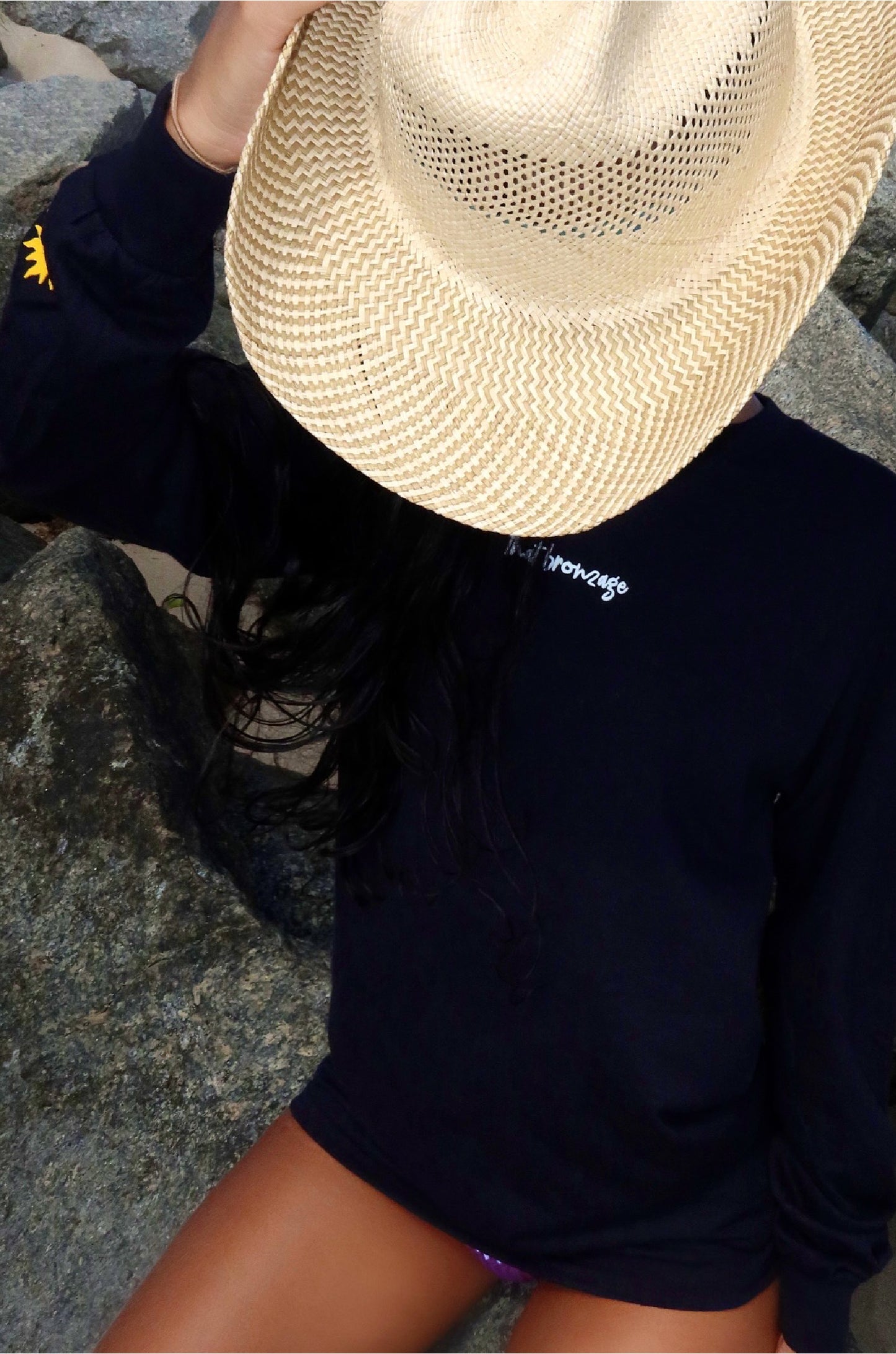 Long sleeve tee black