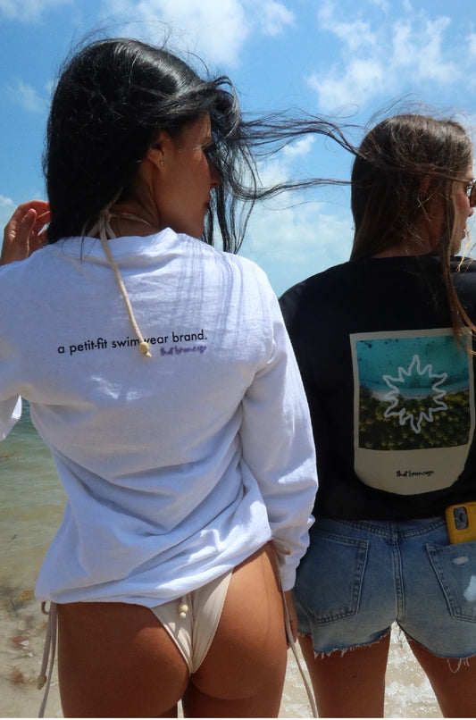 Long sleeve tee white