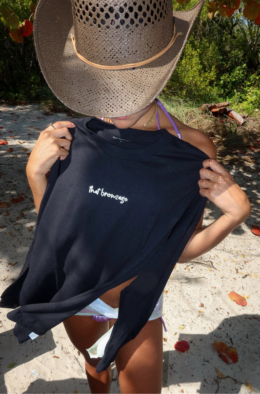 Long sleeve tee black